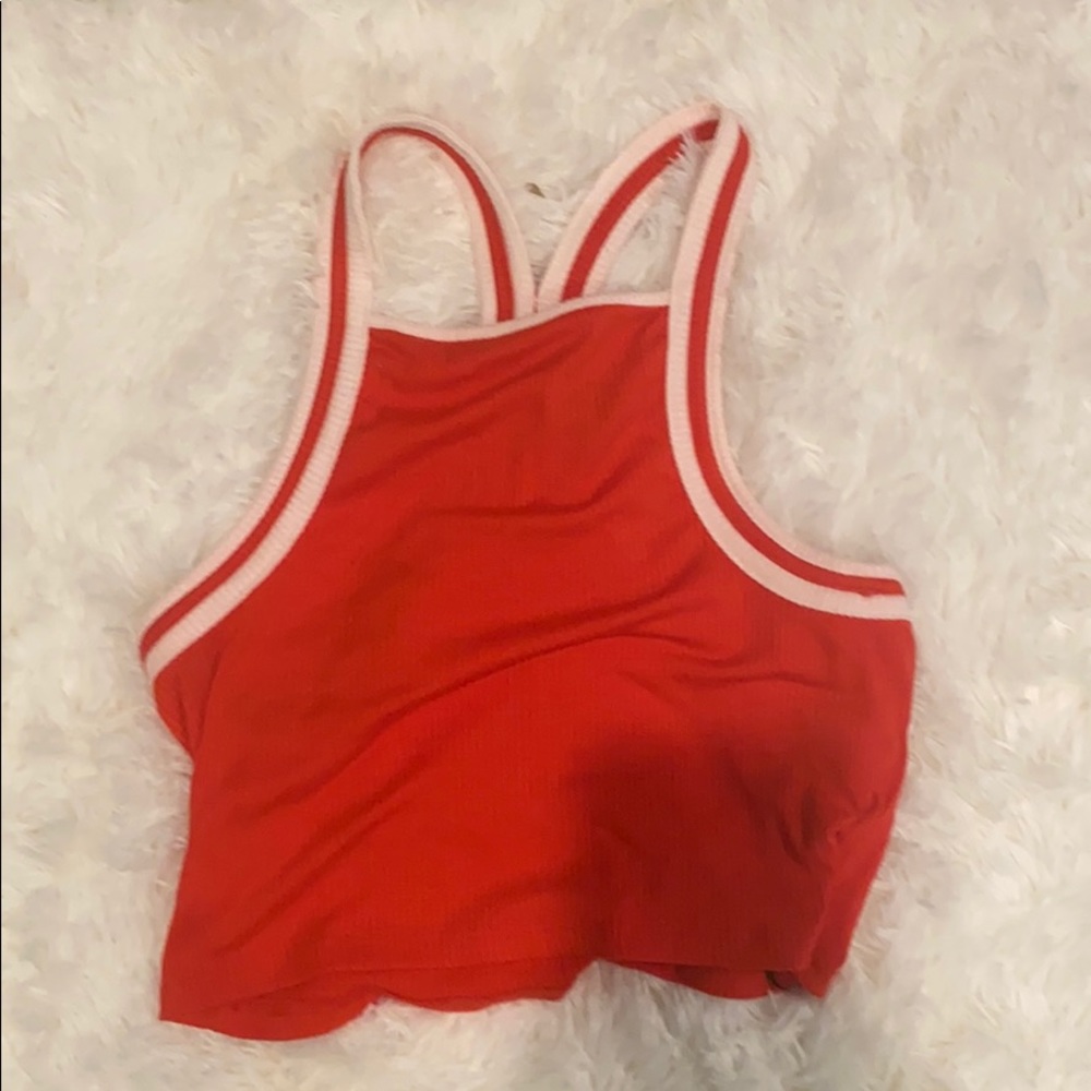 A red tank top from Forever 21